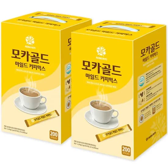 로빈스 모카골드 마일드 대용량 커피믹스 200T X 2개 45,650원