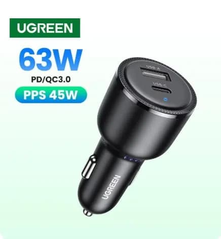 UGREEN 63W 차량용 충전기
