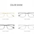 FONEX 초경량 남성 티타늄 합금 안경 프레임