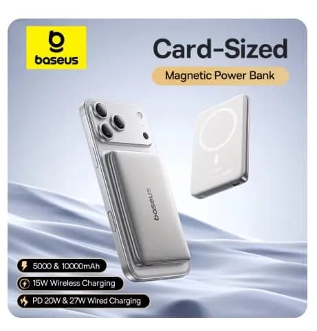 베이스어스 5000mAh 마그네틱 보조배터리