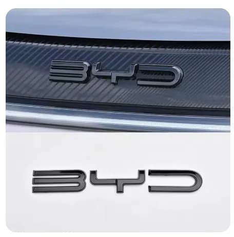 BYD 돌핀 EA1 2024-2026 전면 헤드 엠블럼 블랙 배지 스티커