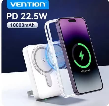 Vention PD 22.5W 10000mAh 마그네틱 무선 보조배터리