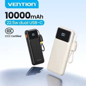 Vention CCC 인증 10000mAh 22.5W 보조배터리