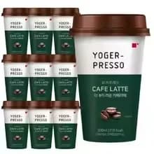 요거프레소 컵커피 200ml 카페라떼 20개 / 카페라떼 10개+카페모카 10개