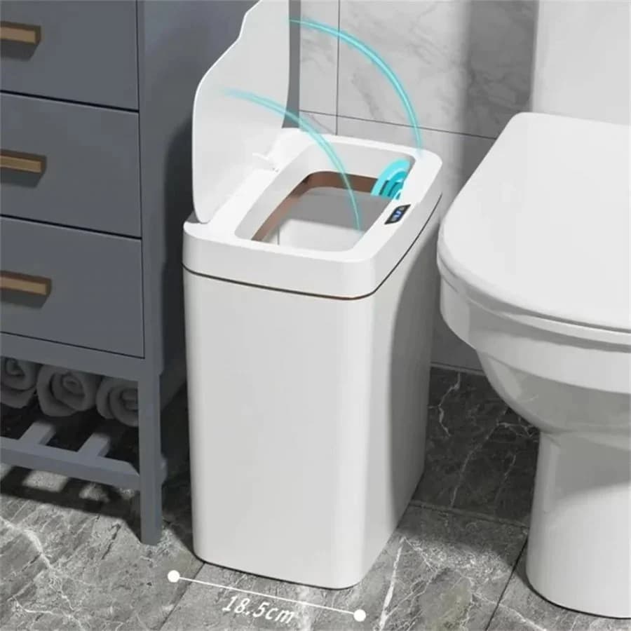 스마트 센싱 쓰레기통 자동 주방 욕실 방수 15L 외 1종