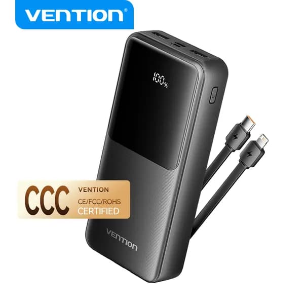 벤션 30000mAh 고속 충전 보조배터리 외 1종