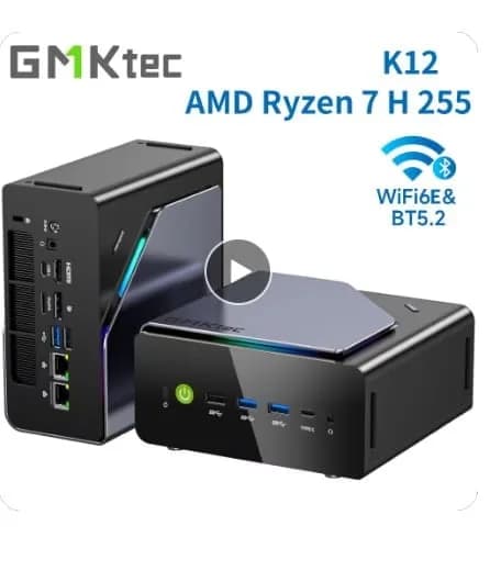 GMKtec K12 게이밍 미니 PC ($173)