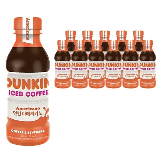 던킨 RTD 아메리카노 400ml 12개 N (12,849원/무료배송)4