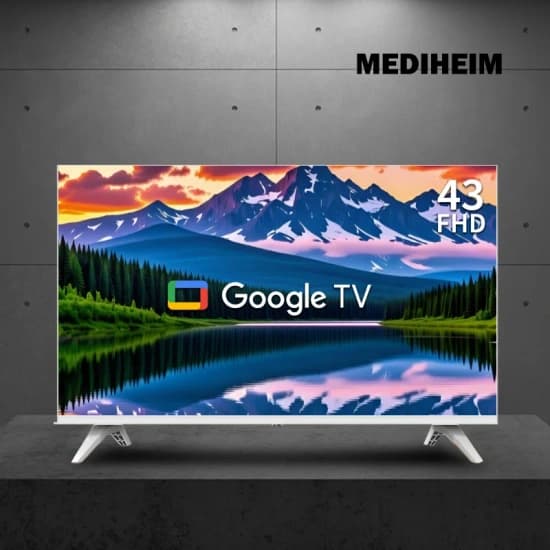 메디하임 OSHK400W FHD 화이트 101CM 40인치 구글 안드로이드11 FHD 스마트TV (212,121원/무료)