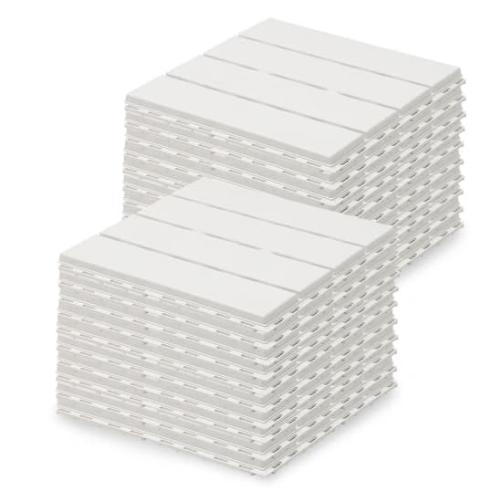 올리빙 데크타일 베란다 인테리어 조립마루 20P(20,589원/국내)/ 특대형 빨래 건조대 6단(16,566원/국내)