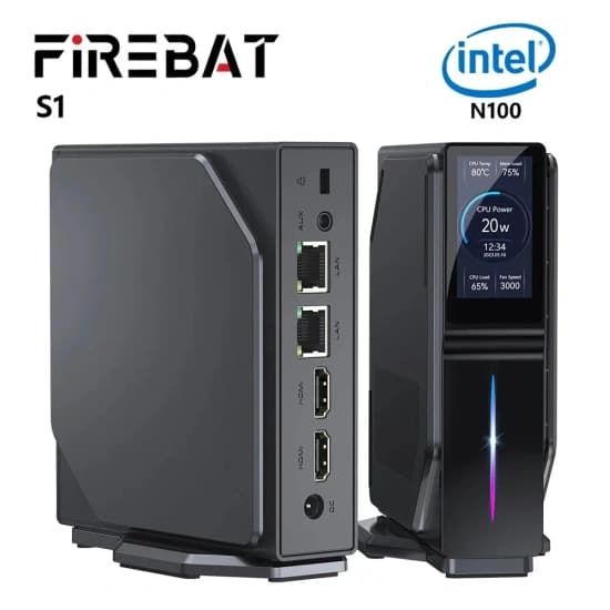 SOYO M2PLUS 미니 PC ($69.76/무료) FIREBAT AMD R7-7735HS ($262.52/무료)  T9 인텔 Alder Lake N100 NO ($69.24/무료)2