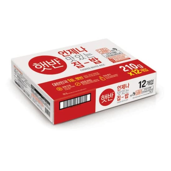 CJ 햇반 백미밥 210g 12개입(6.136원)/팔도 김치왕뚜껑 110g 18개입(11.296원)/오리온 포카칩 오리지널 66g 10개입(6.051원)/농심 새우깡 90g 10개입(5.452원) 무료7