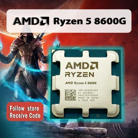 AMD 9600X($123.99/무료), 9700X($189/무료), 5700X3D($124.5/무료), 8600G($115.59/무료), 5700X($84.83/무료), 5600($63.32/무료) 등 CPU할인모음20