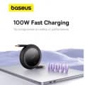 Baseus 개폐식 100W USB C 고속 충전케이블 2개($9.14/무료)