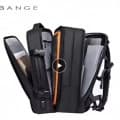 BANGE 확장 가능한 남성용 배낭 방수 노트북 배낭($15.68/무료)
