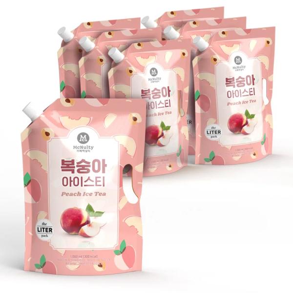 맥널티 제로 복숭아 아이스티 1.5L 6개(13,608원) 아이스티 제로 복숭아12+청포도12(17,433원)