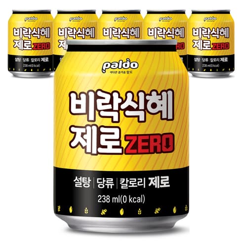 팔도 비락식혜 제로, 238ml, 24개 (10,800원/무료)