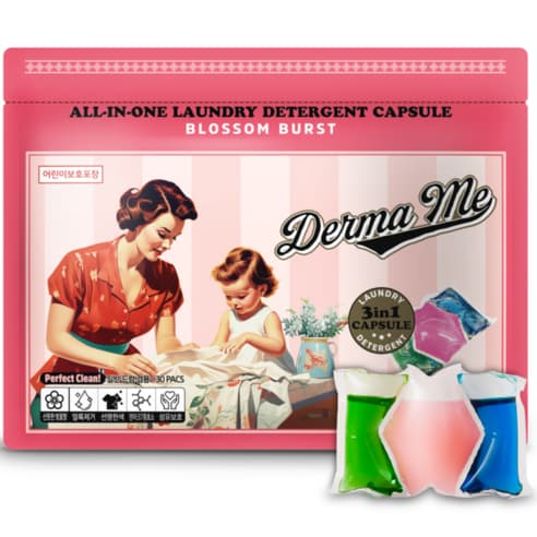 더마미 올인원 캡슐세제30개입 (5900원/무배)
