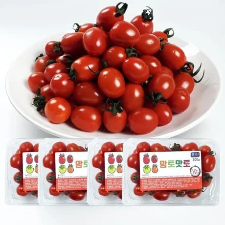 망토맛토 스테비아 대추방울토마토 2kg(500gX4팩) (11,560원/무배)