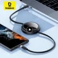 Baseus 100W 개폐식 Type C 롤링케이블1m ($4.44/무료)7