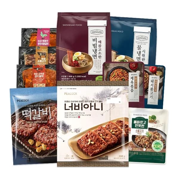 피코크 떡갈비 450g x 4팩 (카카오 17,460원/무료)