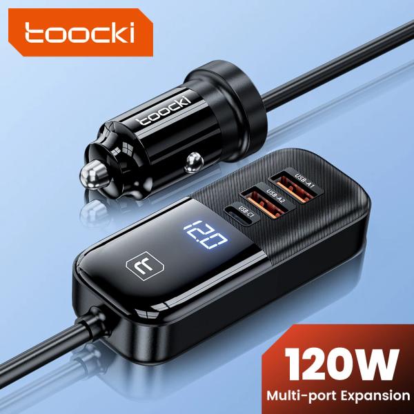 Toocki 120W PD 차량용 충전기($7.17/무료)2