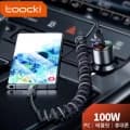 Toocki PD 100W C to  C 타입 코일 스프링 케이블($2.68/무료)