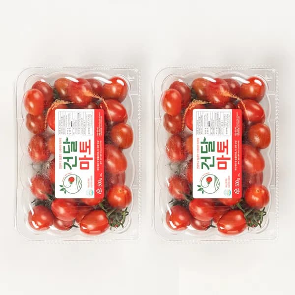 스테비아 방울토마토 500g 2팩(1kg) (5,520원/무료)