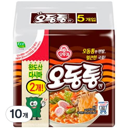 오뚜기 오동통면 120g 10개 외 양조식초 1.8L (5,000원/와우무료)