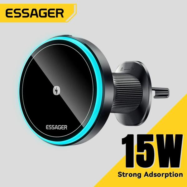 Essager RGB   Qi 15W 무선 충전기 ($6.58/무료)/Essager 54W 차량용 충전기($2.64/$0.99)