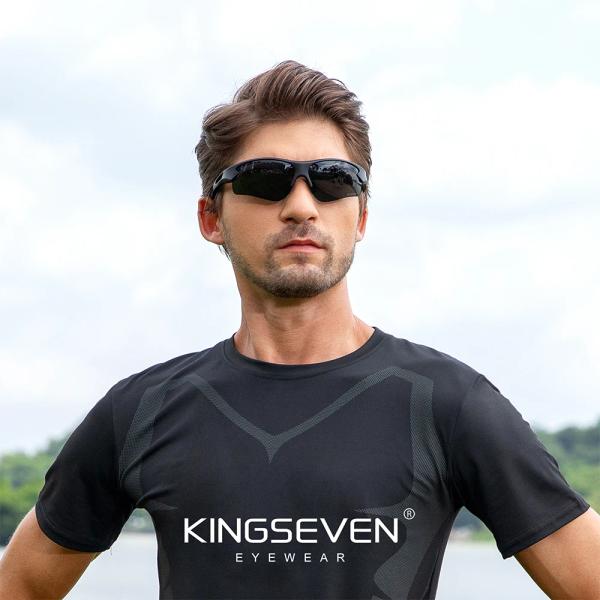 KINGSEVEN 남성용 스포츠 사이클링 선글라스 ($8.23/무료)