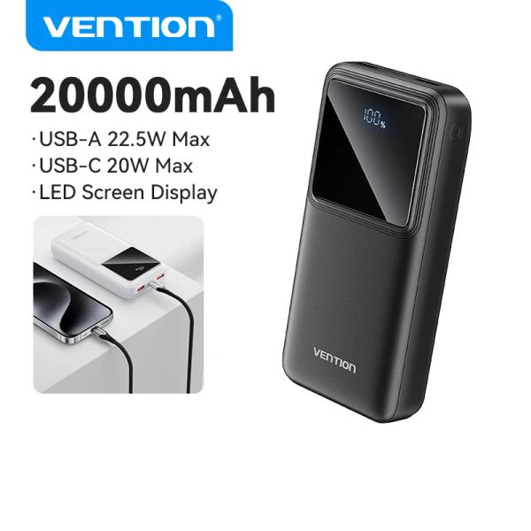 QOOVI PD 100W 보조배터리 20,000mAh($21.7) 65W 30,000mAh PD($28)