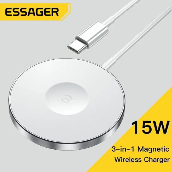 3000mAh 캠핑 랜턴 5모드 $6.95/Essager 15W 무선충전기 스탠드 3 in 1 $7.34