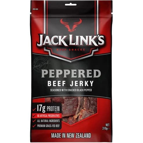 와우전용)잭링크스 비프 져키 페퍼 육포, 310g, 1개 (15,430원) (무료)