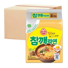 오뚜기 참깨라면 32개, 개당 591원 (18,900원/무료)