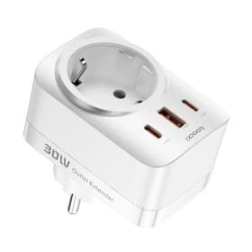 Toocki PD 30W 2C1A 2개 C타입 USB A 멀티탭 (17,210/0)