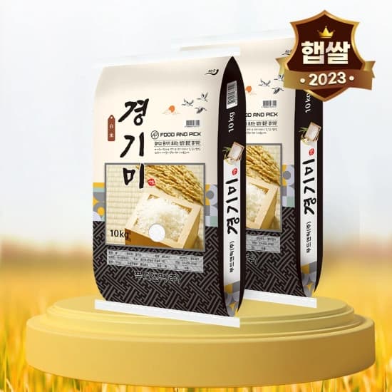 경기미 10kg + 10kg 단일품종 상등급(38,794원/무료)