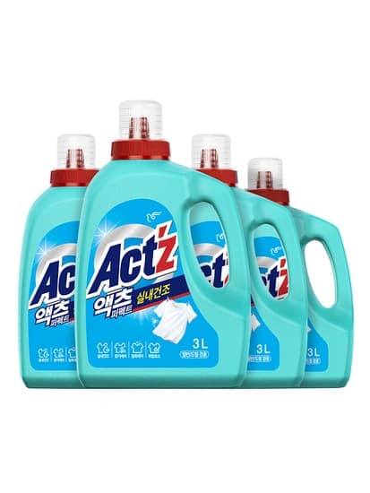 액체세제 액츠퍼펙트 실내건조 3L 4개 (24,810원/무료)