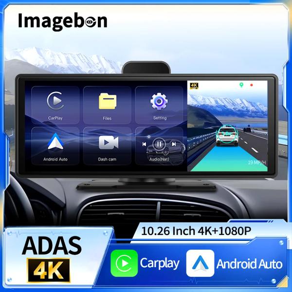 Imagebon H9 Pro 10.26" 대시 캠 4k 무선 Carplay($27.53/무배)