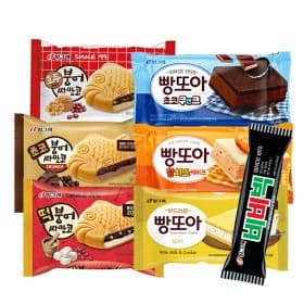 붕어싸만코 /빵또아 6종 40개 골라담기 +비비빅1개증정(29,880원/무료)