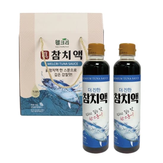 웰크리 건강한 참치액 500ml 2개 (6,490원 / 무배)6