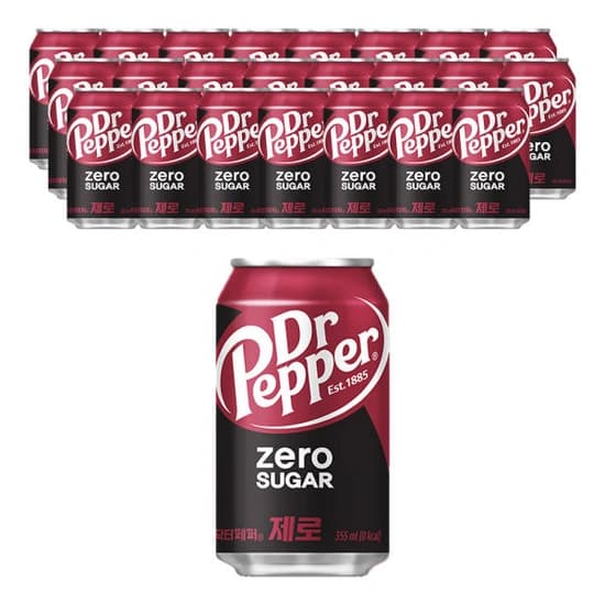 닥터페퍼 제로 355ml 24개(13,200원/무료배송)7