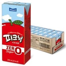 매일유업 피크닉 제로 사과 200ml 24개 (8,950원/무료)7