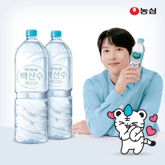 농심 백산수 무라벨 2L 24병 생수 (19,930/무배]
