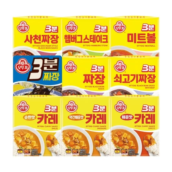 ] 오뚜기 3분요리 12개+12개 외 고소한 참기름,즉석밥,컵밥 (카카오 16,740원/무료)9