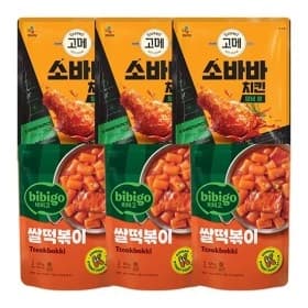 소바바양념봉3+비비고떡볶이3 외 옥주부,삼육두유,솥반,자메이카통다리,두부면 (다양/무료)1