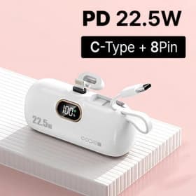 코드나인 22.5W 도킹형보조배터리 (10,900원/무료)/U클럽 쿠폰 적용시 9,810원 구매가능14