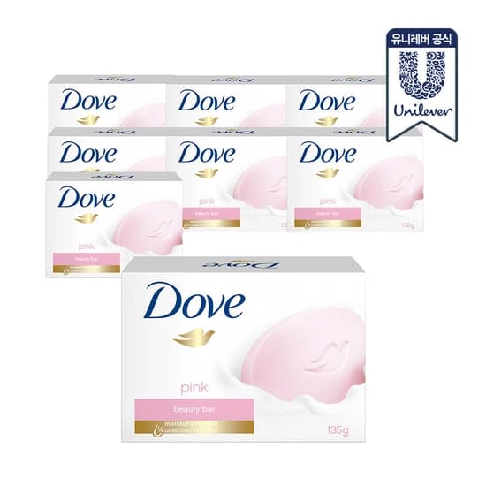 도브 비누 대용량 135g 8개 (9,900원/무료)
