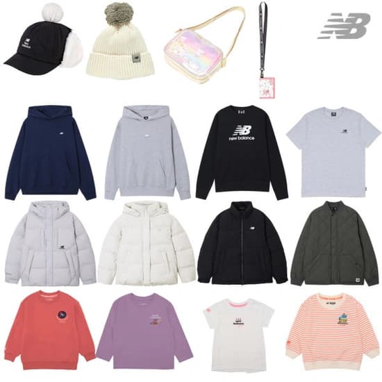 뉴발란스 국내매장판 키즈/성인 FW 인기 의류 패딩 잡화 모음 (다양/무료)