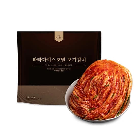 신세계푸드 파라다이스 호텔포기김치 4kg (25,900원/무료)2